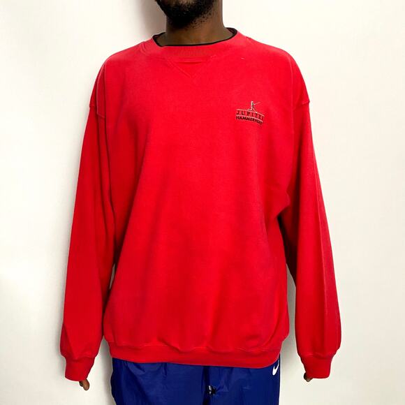 red Jupiter hammerheads baseball Crewneck sweatshirt XXL - Picture 1 of 4